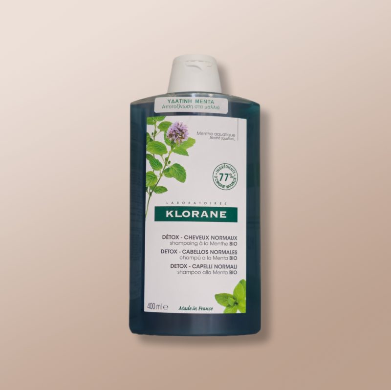 Klorane Aquatic Mint Detox Shampoo 400ml