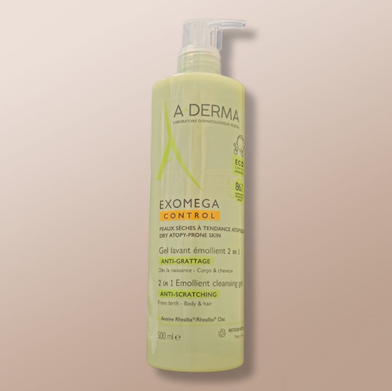 A-Derma Exomega Emollient Cleansing Gel 500ml