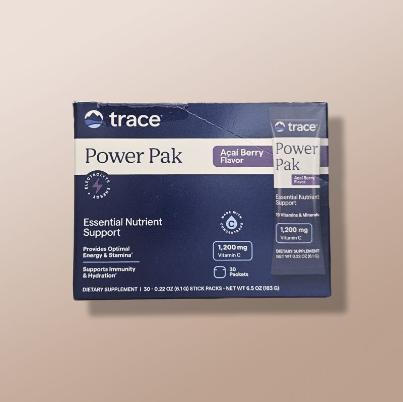 Trace Minerals - Power Pak Electrolyte Acai Berry Flavor x30 Stick Packs