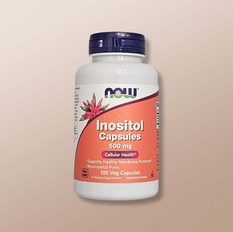 Now Inositol 500mg x100 Veg Capsules