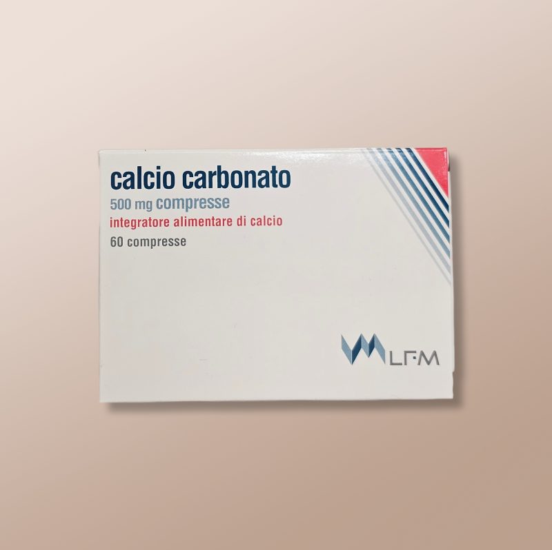 Calcio Carbonato 500mg x60 Tablets