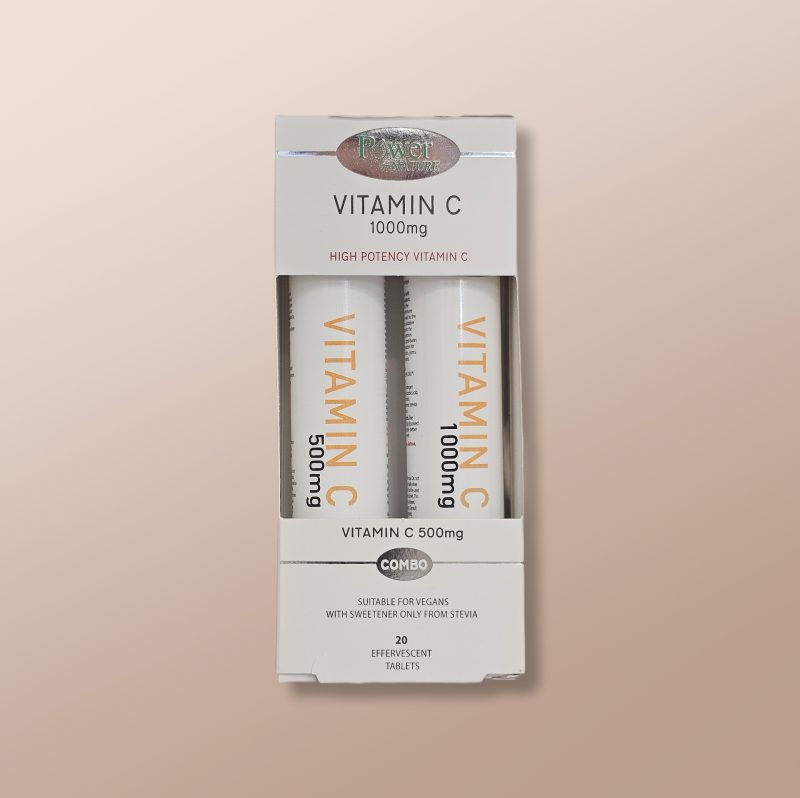 Power Of Nature - Vitamin C 1000mg + Vitamin C 500mg Bipack x20 Effervescent Tablets