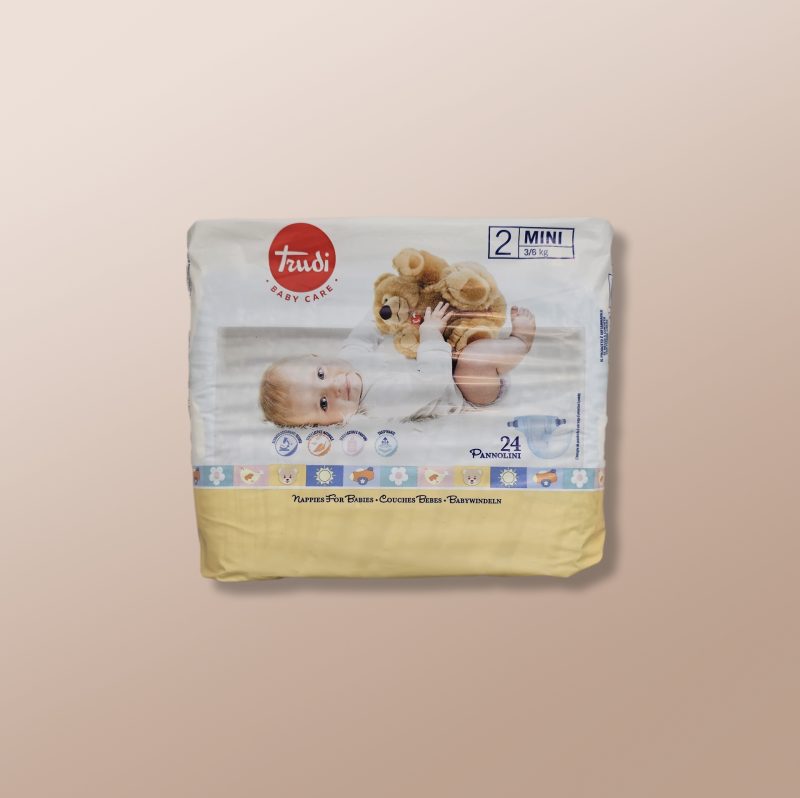 Trudi Baby Care - Diapers Mini 2 (3-6 kg) 24Pcs