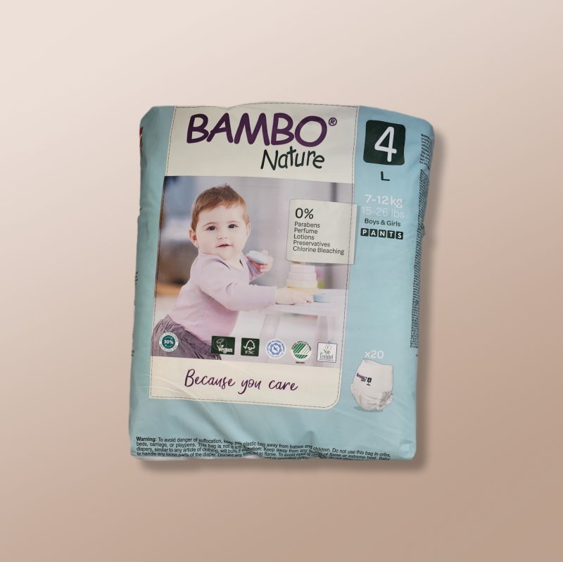 Bambo Nature - Diaper Pants 4 L (7-12kg) 20Pcs