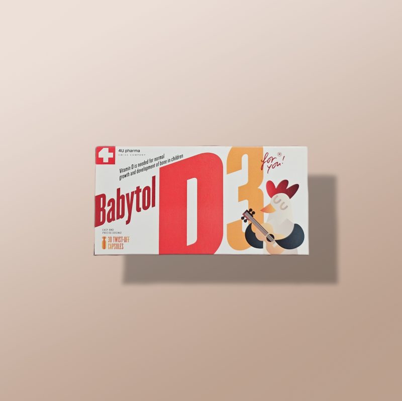 4U Pharma - Babytol D3 x30 Twist-Off Capsules