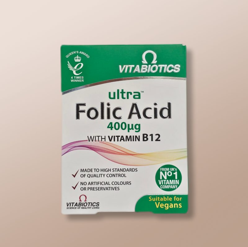 Vitabiotics - Ultra Folic Acid 400mcg x60 Tablets