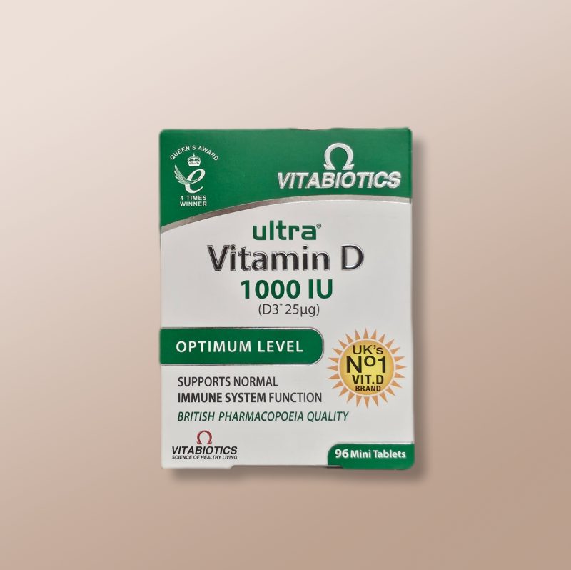 Vitabiotics - Ultra Vitamine D3 1000 IU x96 Mini Tablets