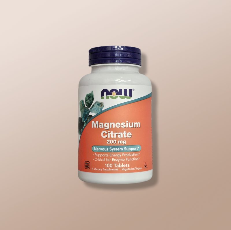 Now - Magnesium Citrate 200mg x100 Tablets