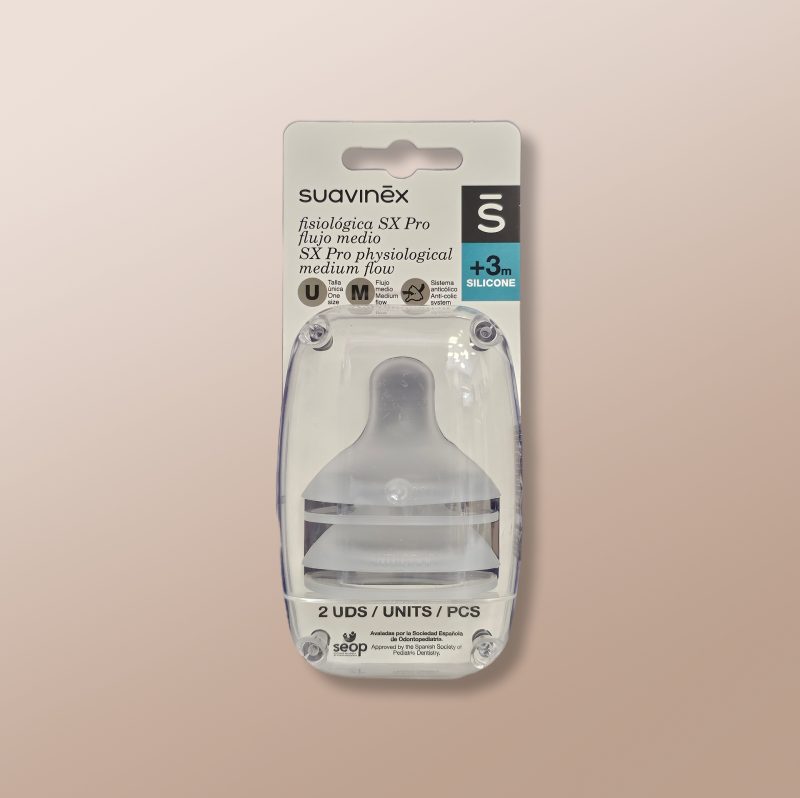 Suavinex - Silicone Medium Flow Teat +3m