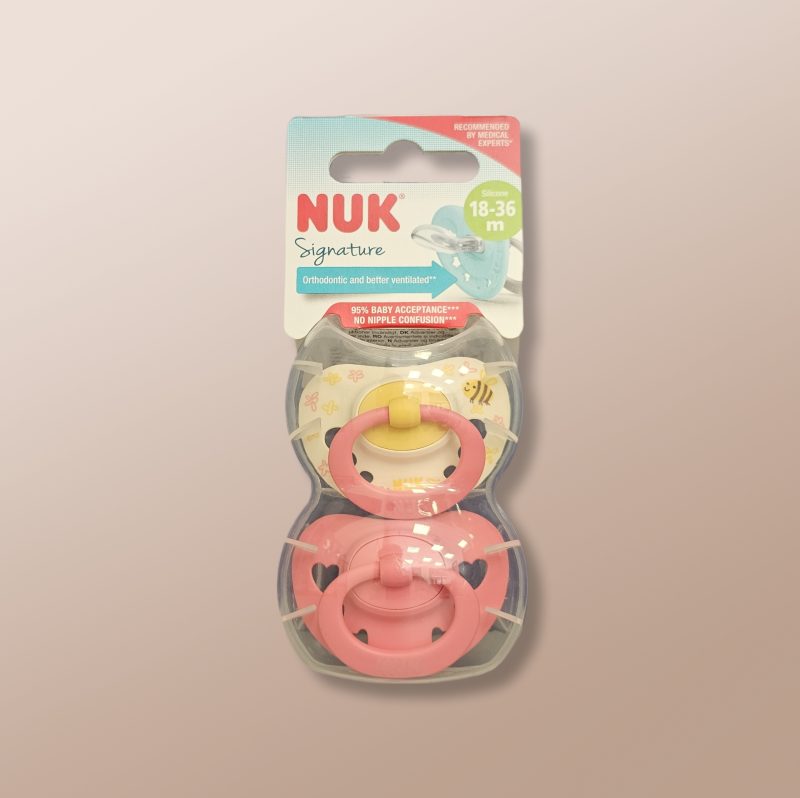 Nuk - Signature Silicone Soother 18-36m x2