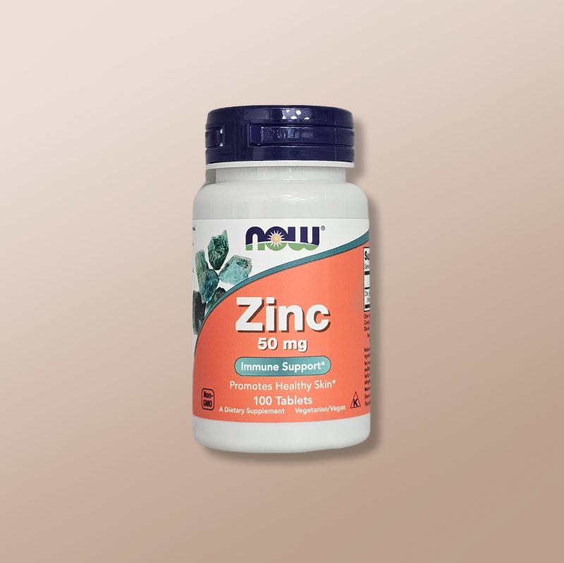 Now - Zinc 50mg 100 Tablets