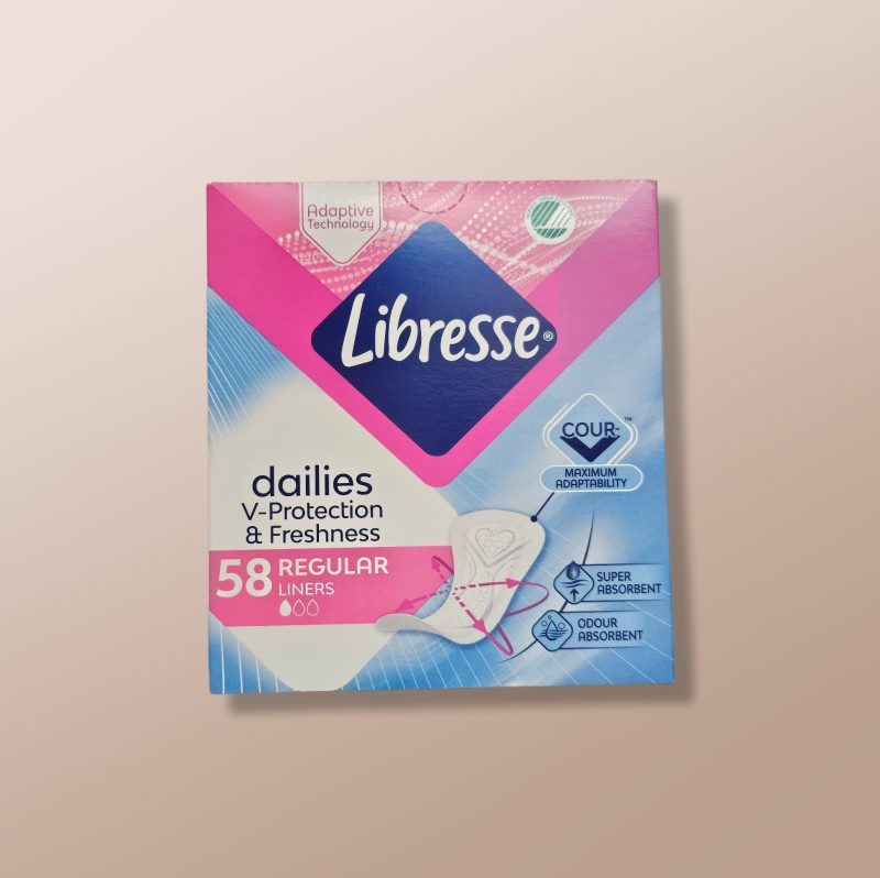 Libresse - Dailies V-Protection Regular Liners 58Pcs