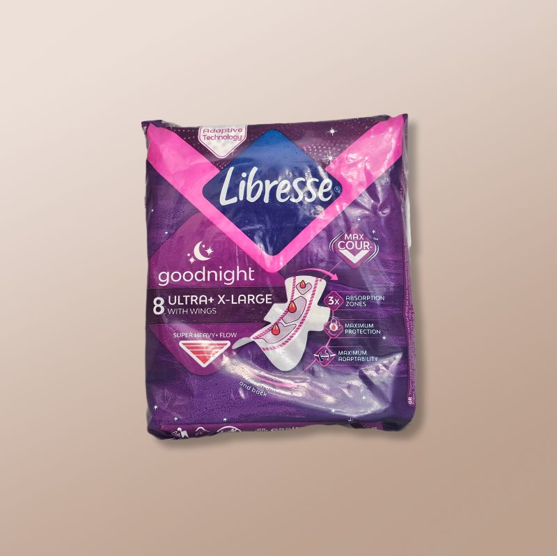 Libresse - Goodnight  Ultra Plus X-Large Super Heavy+ Flow 8Pcs