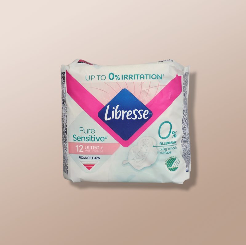 Libresse - Pure Sensitive Ultra Plus Regular Flow 12Pcs