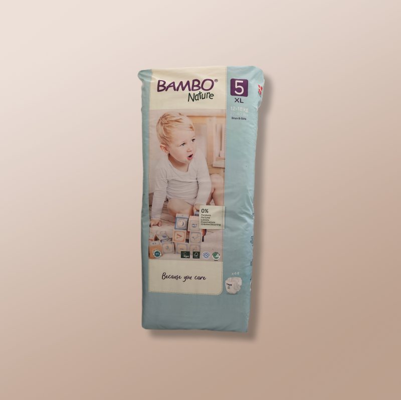Bambo Nature – Diaper Slip XL 5 (12-18Kg) 44Pcs