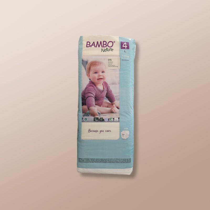 Bambo Nature – Diaper Slip L 4 (7-14Kg) 48Pcs