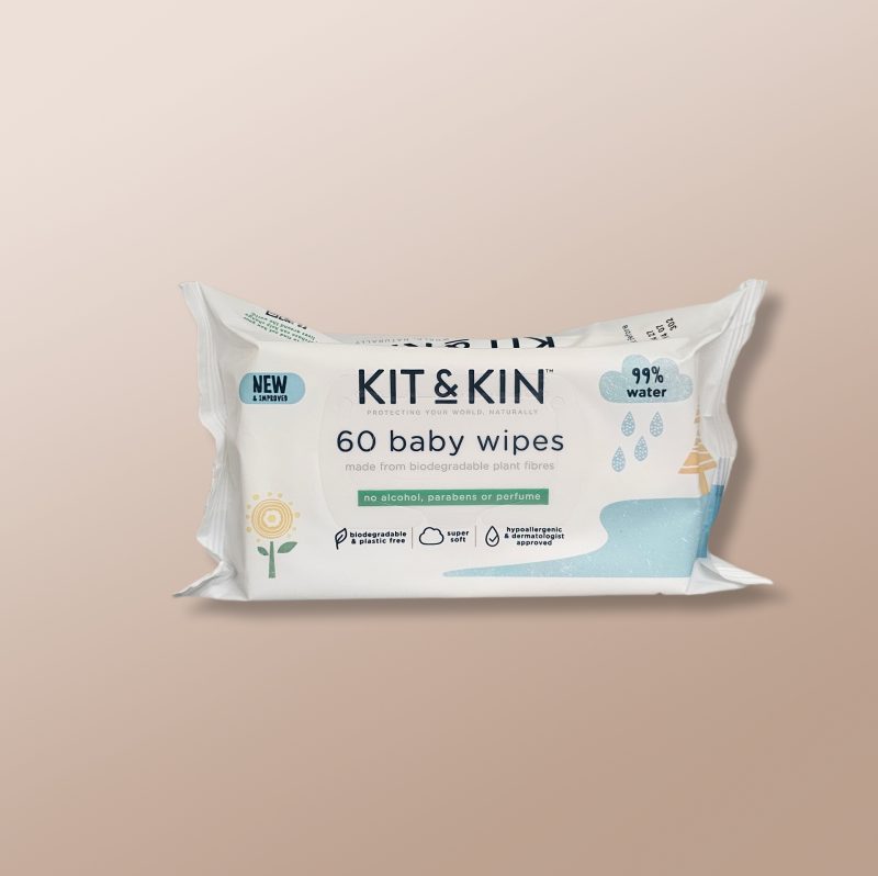 Kit&Kin - 99% Water Baby Wipes x60