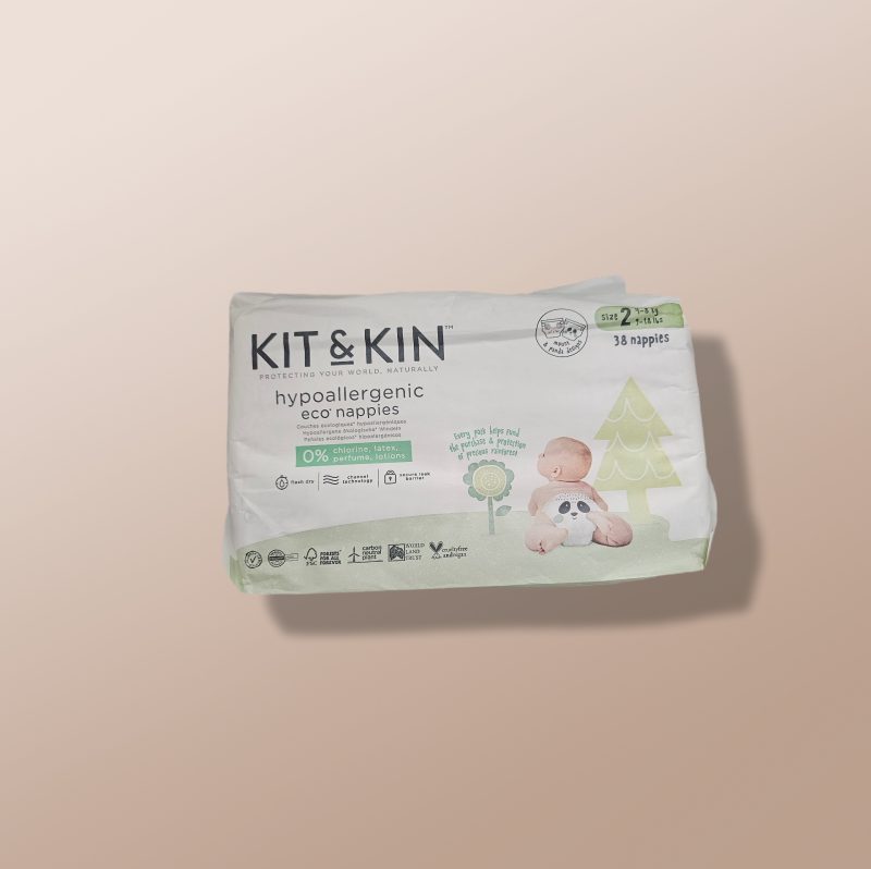 Kit&Kin - Eco Nappies 2 (4-8Kg) 38 Pcs