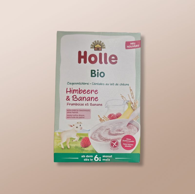 Holle Bio - Organic Porridge Raspberry and Banana from Goat's Milk +6m 200g