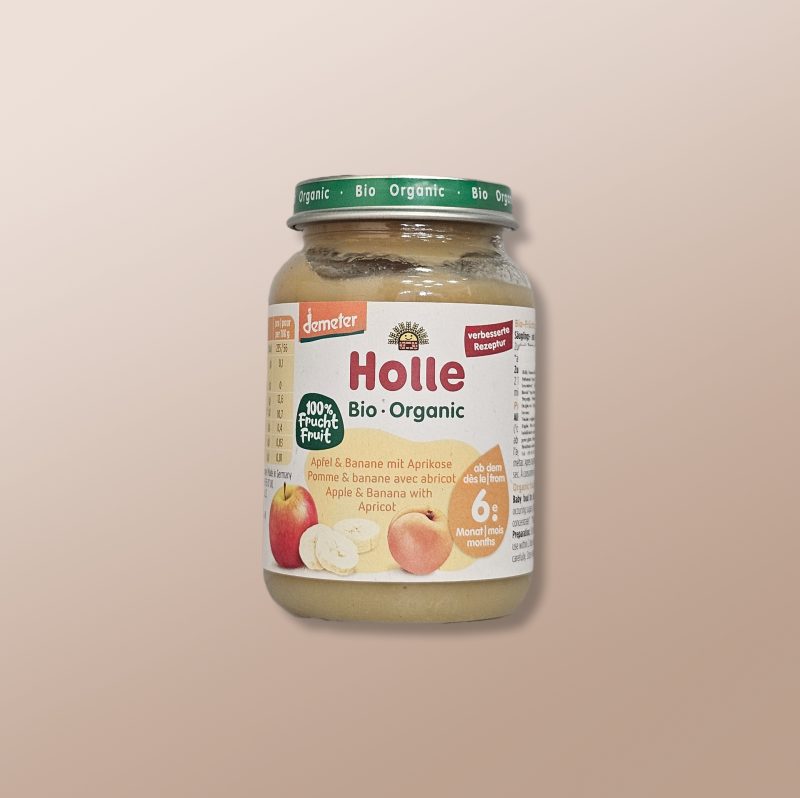 Holle Bio - Apple & Banana With Apricot +6m 190g