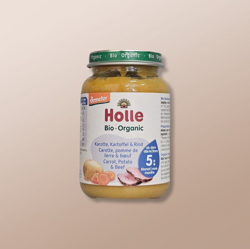 Holle Bio - Carrot, Potato & Beef Puree +5m 190g