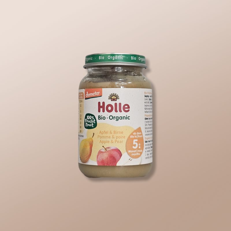 Holle Bio - Apple & Pear Puree +5m 190g