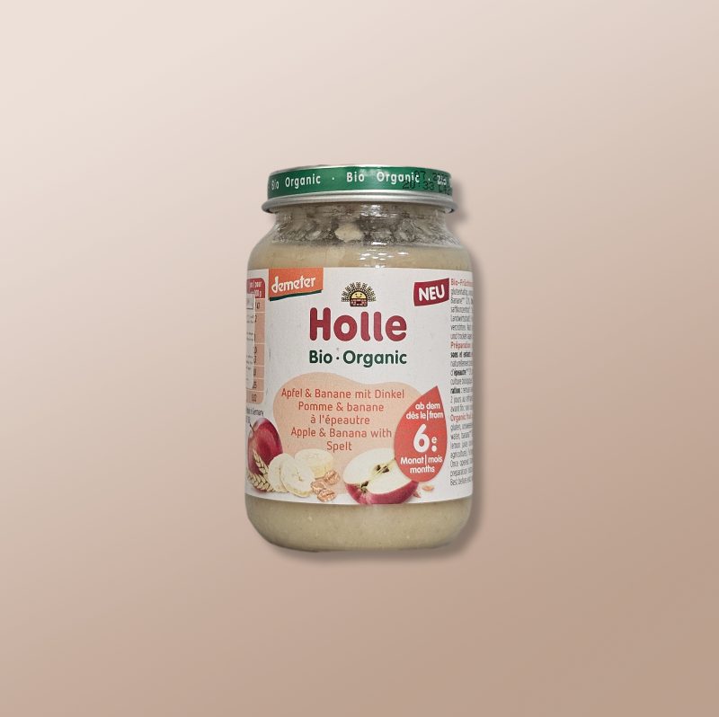 Holle Bio - Apple & Banana With Spelt +6m 190g