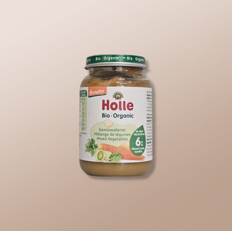 Holle Bio - Mixed Vegetables Puree +6m 190g