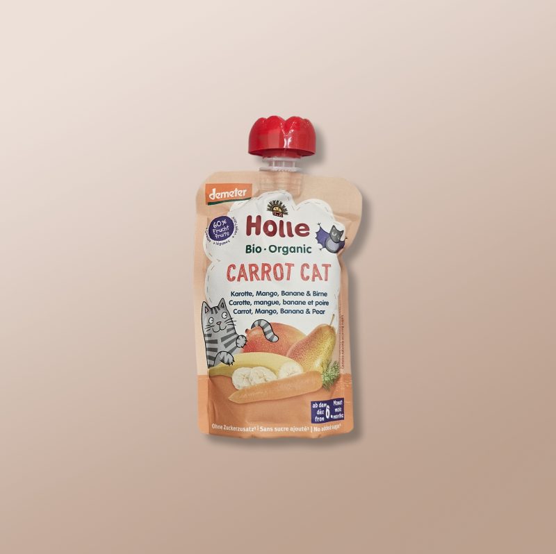 Holle Bio - Carrot Cat Pouch +6m 100g