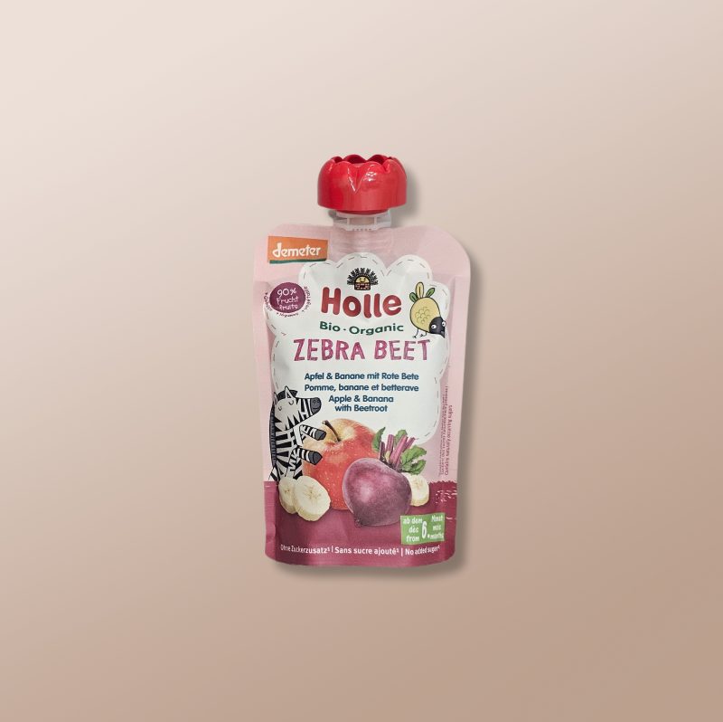 Holle Bio - Zebra Beet Pouch +6m 100g