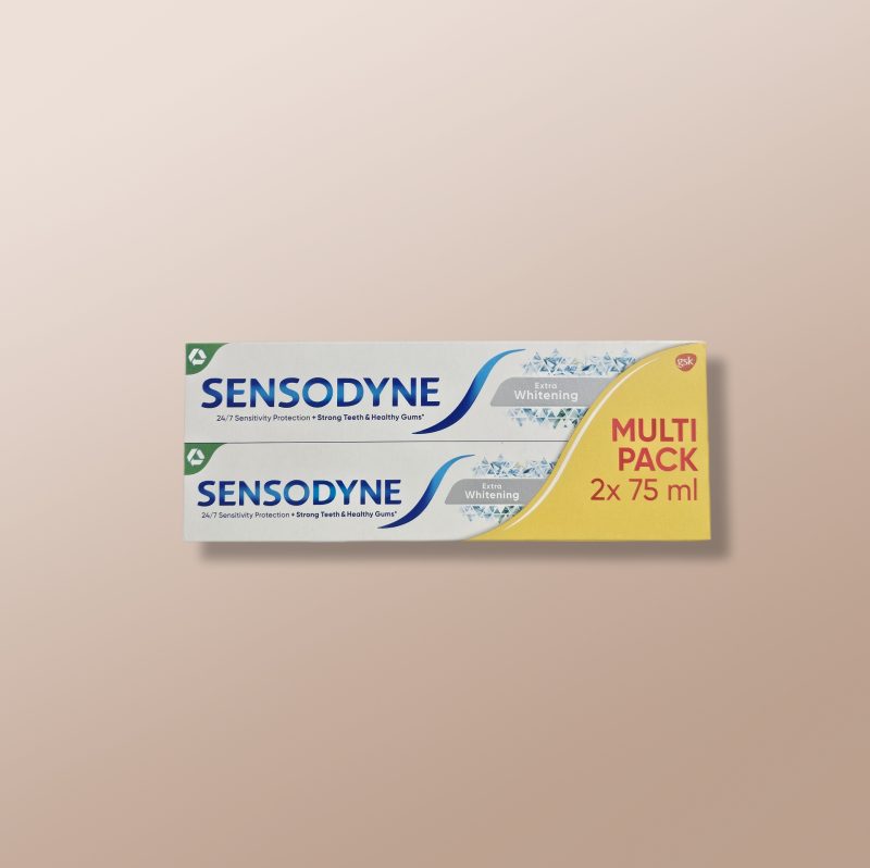 Sensodyne Extra Whitening Duo Pack 2 x 75ml