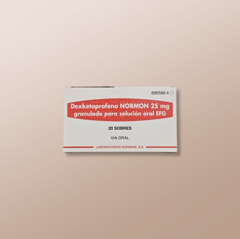 Dexketoprofeno Normon 25mg 20 Sachets