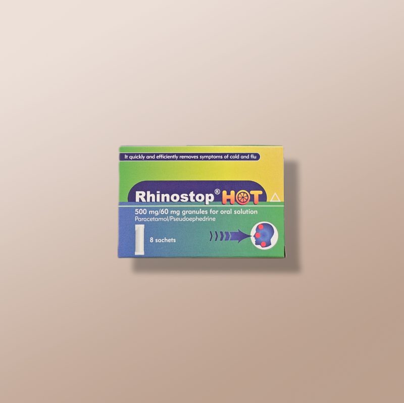 Rhinostop Hot 500mg/60mg 8 Sachets