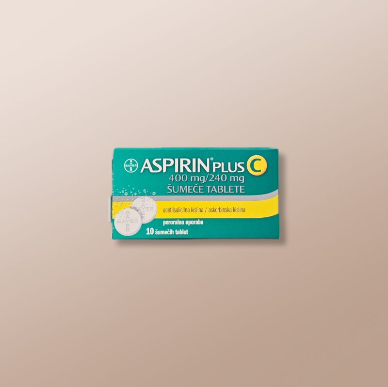 Aspirin Plus C 400mg/240mg 10 Effervescent Tablets