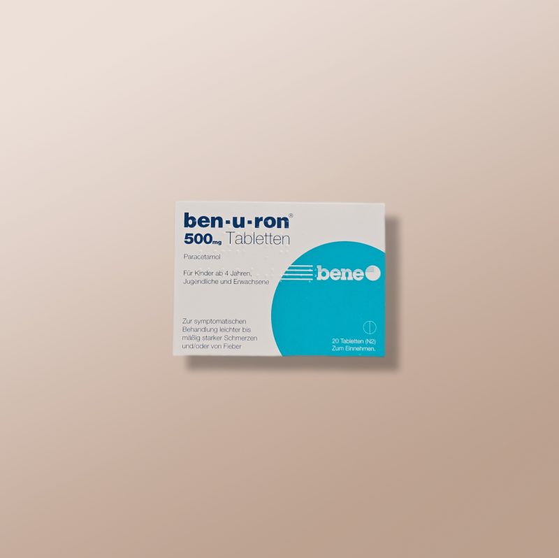 Ben-U-Ron 500mg 20 Tablets