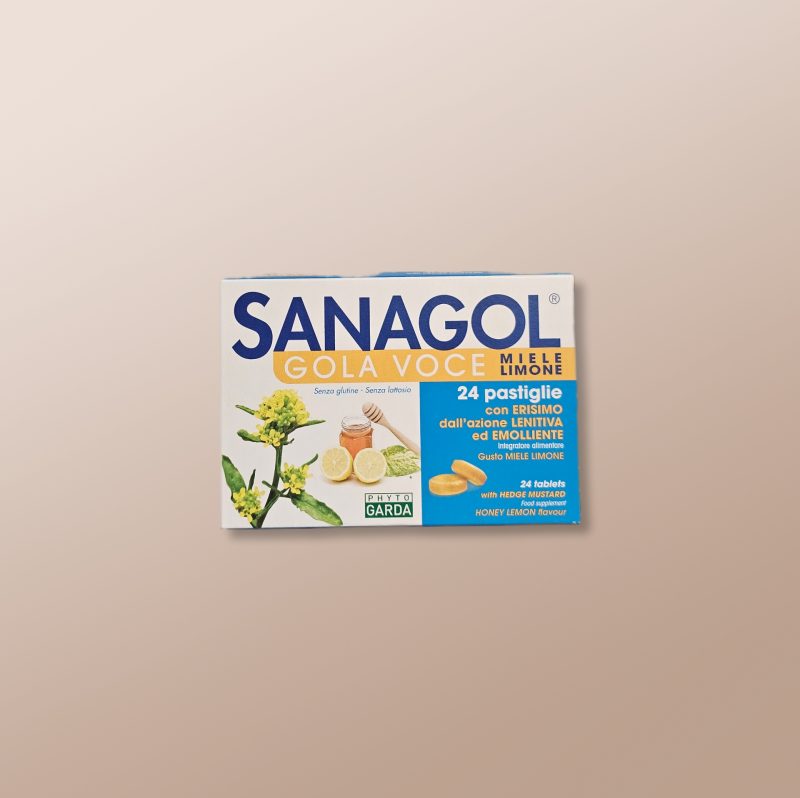 Phyto Garda - Sanagol Gola Voce Honey Lemon 24 Lozenges