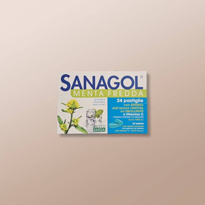 Phyto Garda - Sanagol Menta Fredda 24 Lozenges