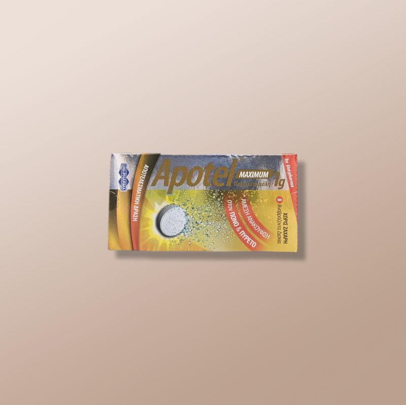 Apotel Maximum 1g 8 Effervescent Tablets
