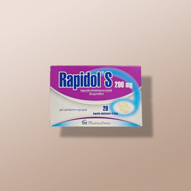 Pharmaswiss – Rapidol S 200mg 20 Capsules