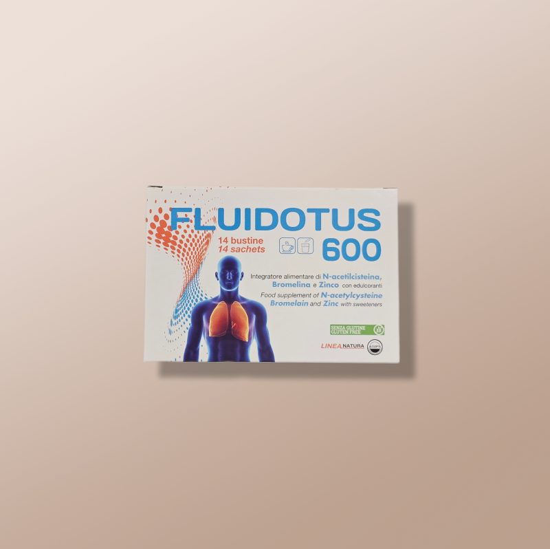 LineaNatura - Fluidotuss 600mg Powder For Oral Solution 14 Sachets