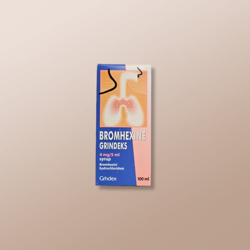 Grindeks - Bromhexine 4mg/5ml 100ml