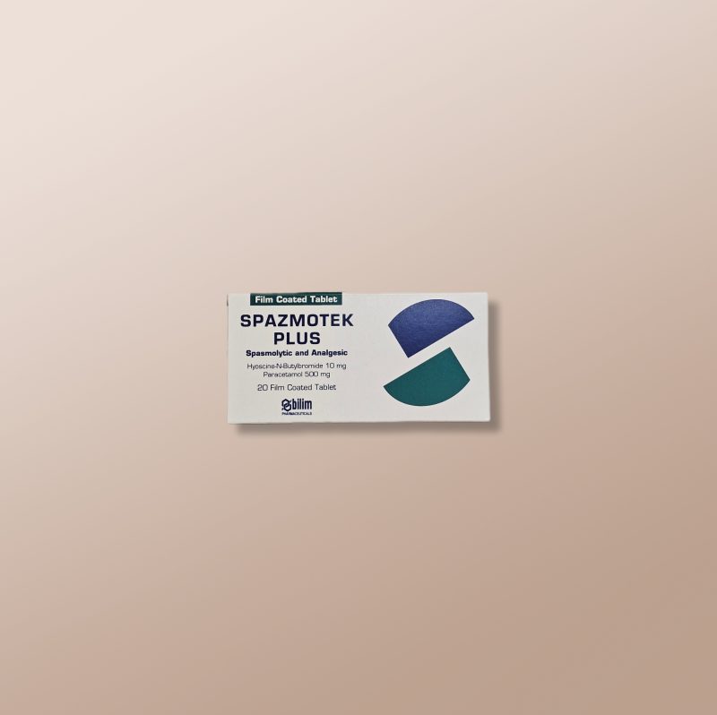 Spazmotek Plus 500mg/10mg 20 Tablets