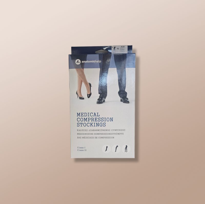 Anatomic Help - Medical Compression Stockings Class II Upper Thigh Open Stock XL