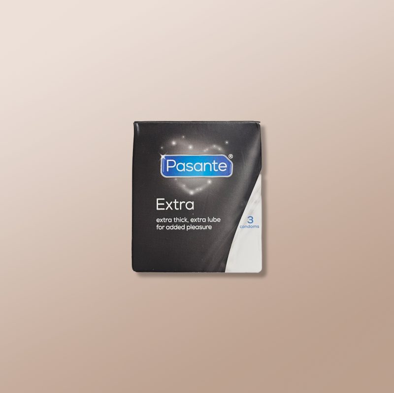 Pasante - Extra Thick&Lube 3 Condoms