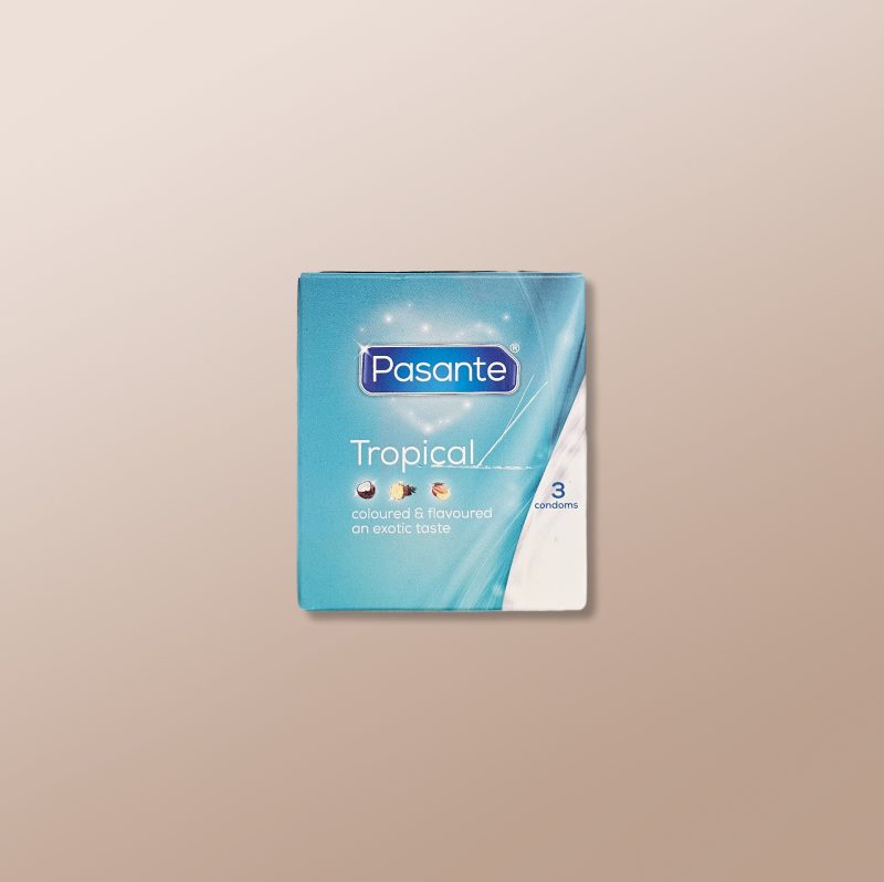 Pasante - Tropical Coloured&Flavoured 3 Condoms