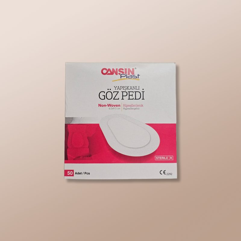 Cansin Plast Self-Adhesive Eye Pad 6.5x9.5cm