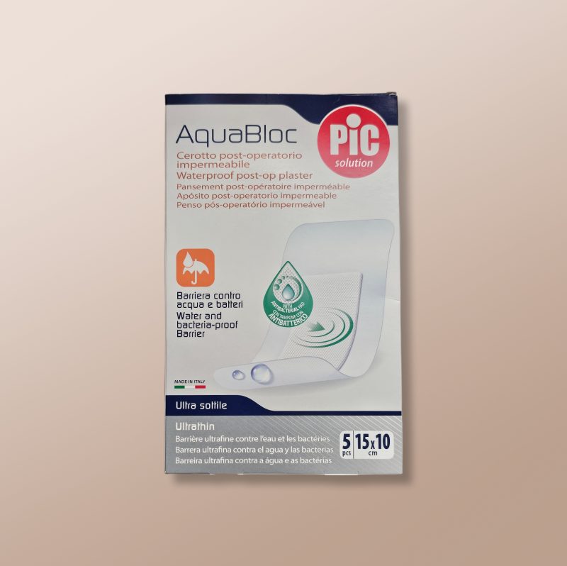 Pic - AquaBloc Waterproof Post-Op Plaster 15x10cm 5Pcs