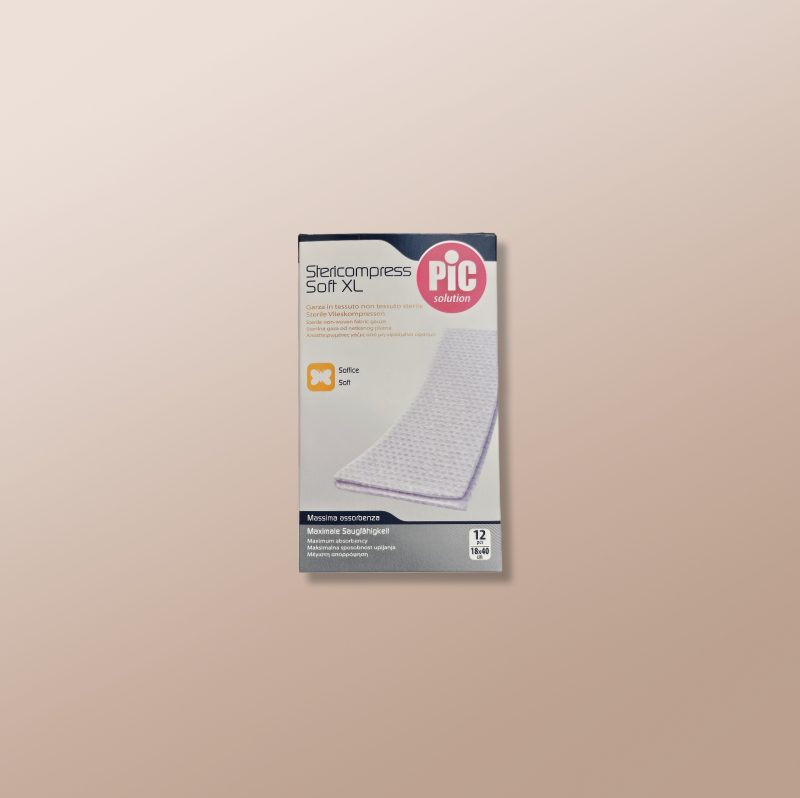 Pic - Stericompress Soft XL Sterile Non-Woven Fabric Gauze 18x40cm 12Pcs