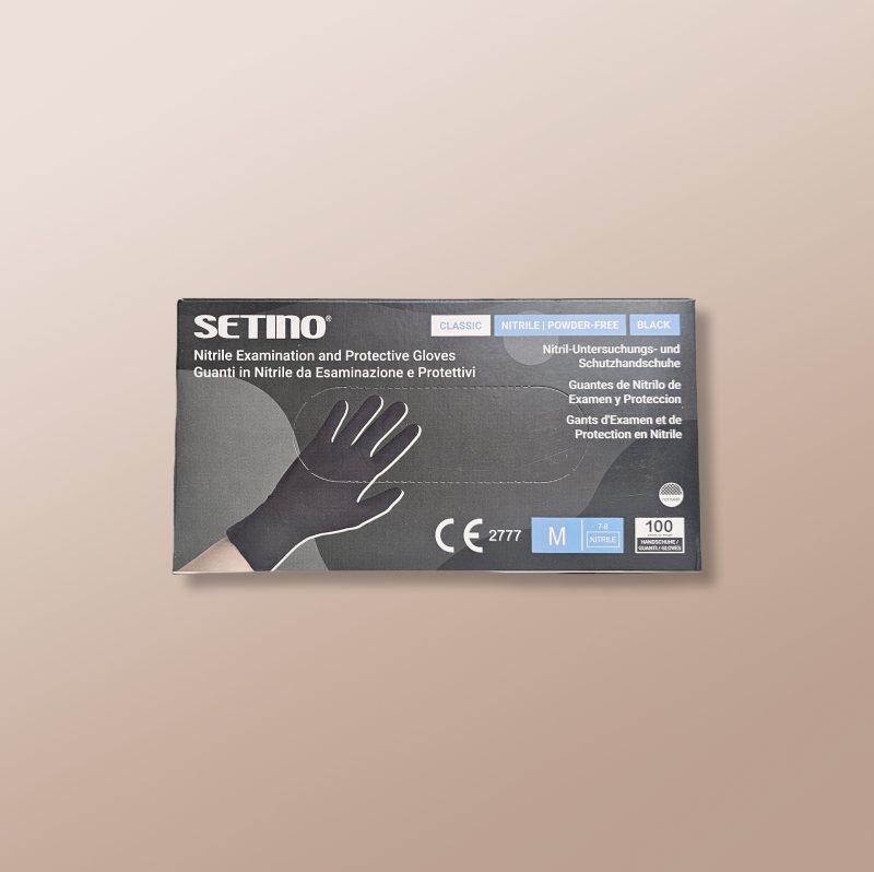 Setino - Nitrile Examination And Protective Gloves M 100Pcs
