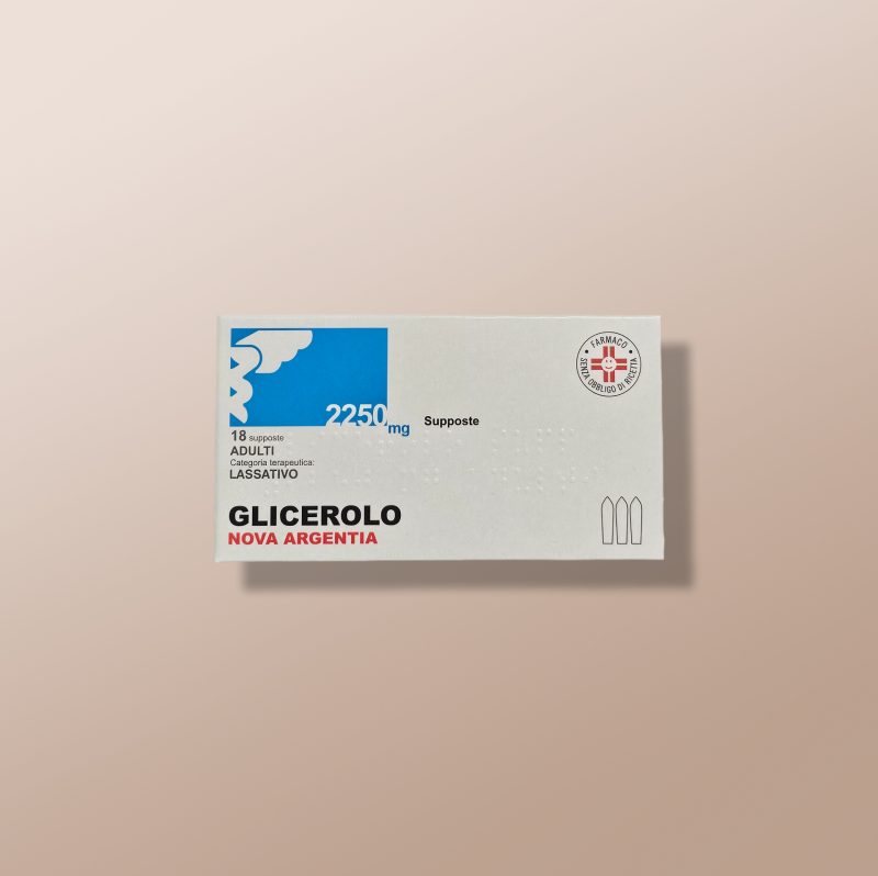 Nova Argentia - Glicerolo 2250mg Suppositories 18Pcs